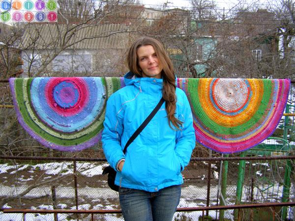 Вязаный коврик : способ номер надцать