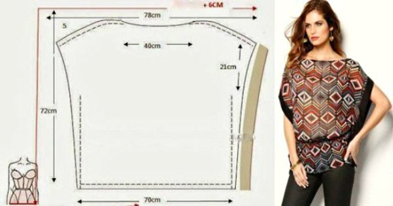 простая выкройка для начинающих